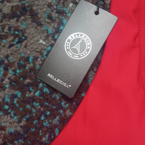 Relleciga Thong Swimsuit - One piece - Red. size Large - Picture 2 of 7